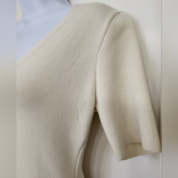 SOLD- Zara cream button down dress - Picture 4 of 4